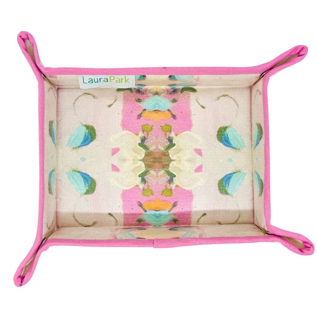 Monet's Garden Pink Snap Tray: One Size