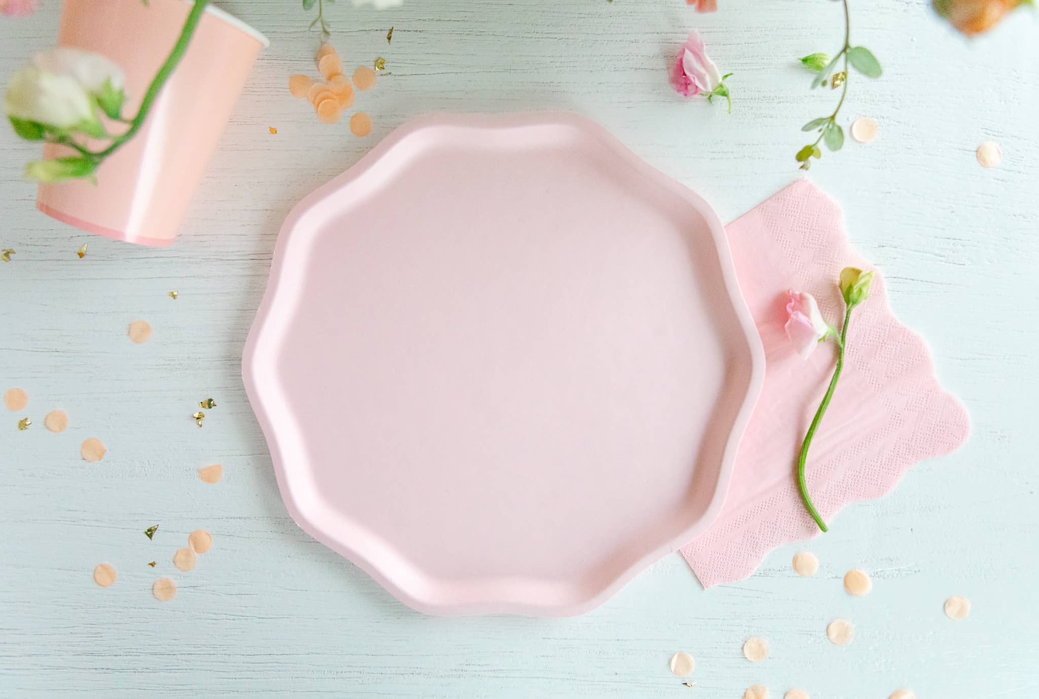 PETAL PINK COMPOSTABLE DINNER PLATES - Persnickety Shop