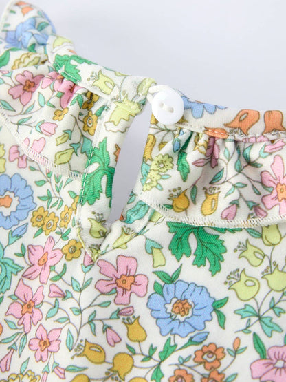 "MAMA'S GILR" Embroidered Smocked Girls' Romper: 12M - Persnickety Shop