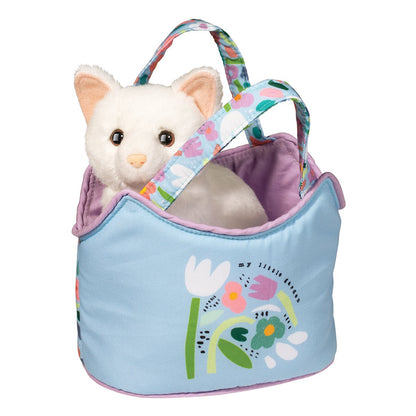 My Little Garden Sassy Sak with White Cat - Persnickety Shop