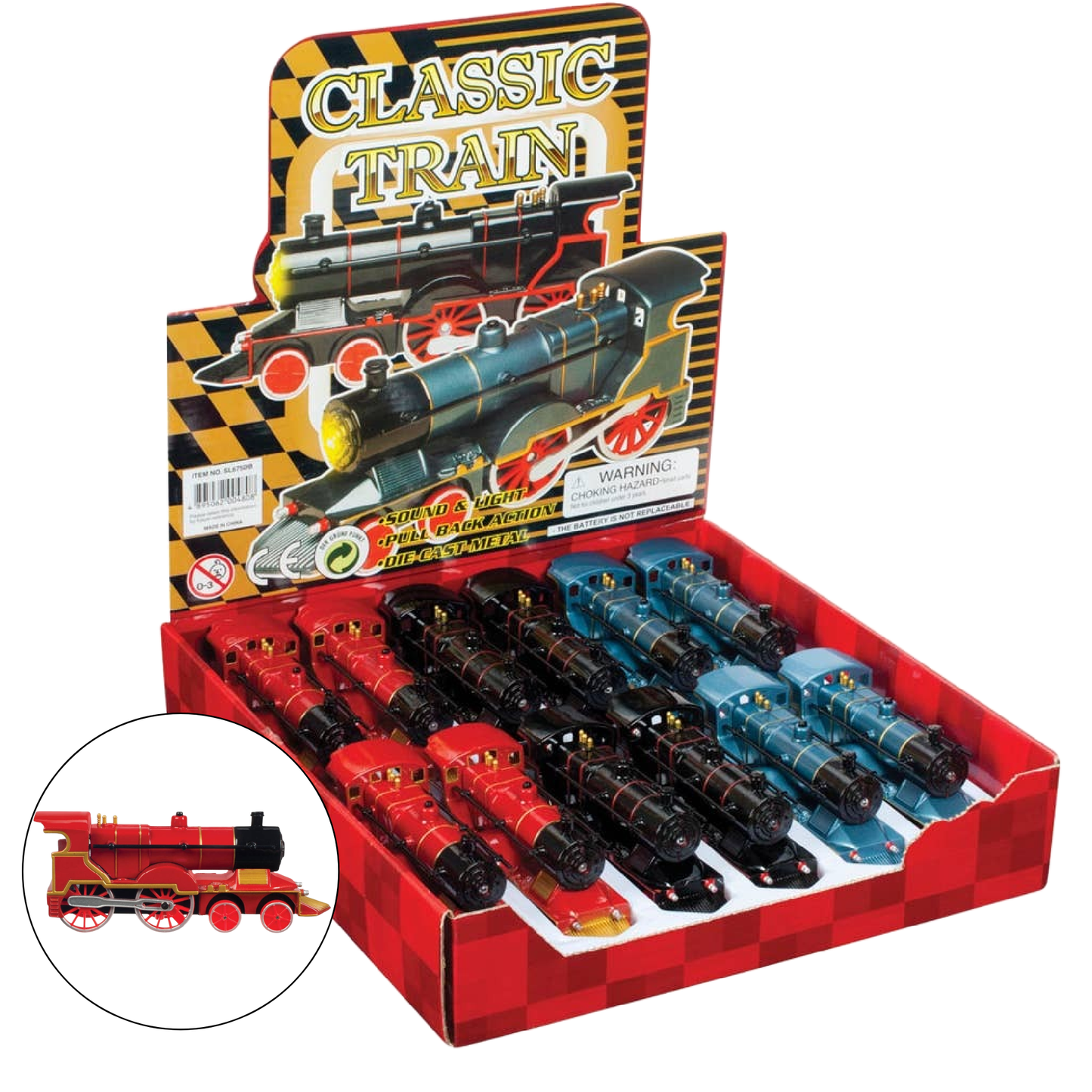 Classic Light & Sound Train, Assorted Styles