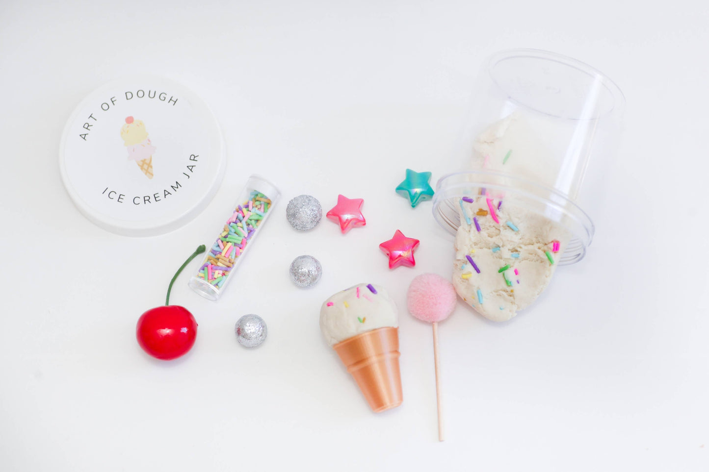 Ice Cream Sensory Jar: Sensory sand (pink with no scent) - Persnickety Shop