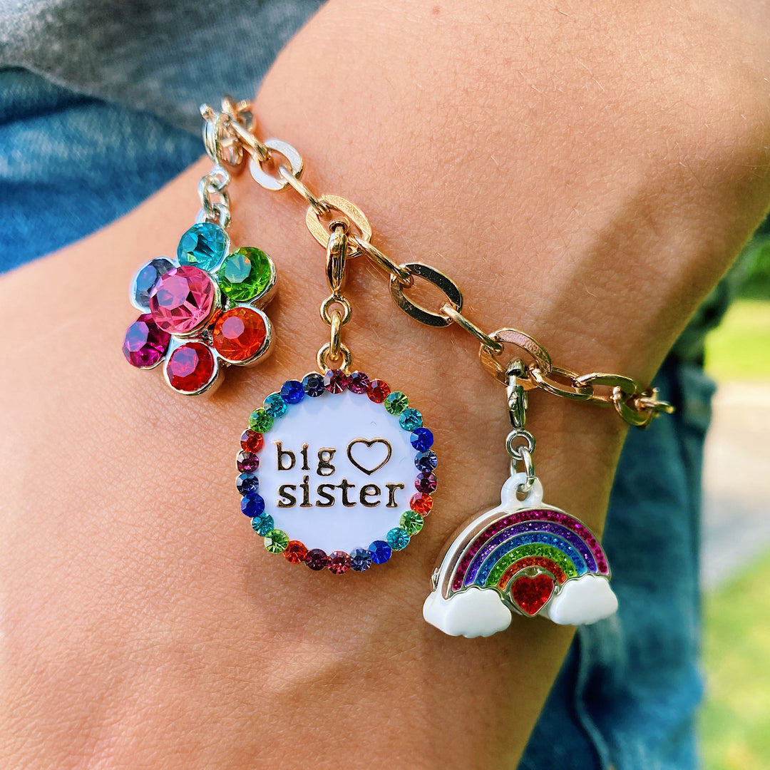 Gold Big Sister Charm - Persnickety Shop