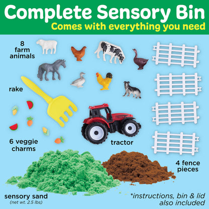 Sensory Bin Farm Activity Kit for Kids