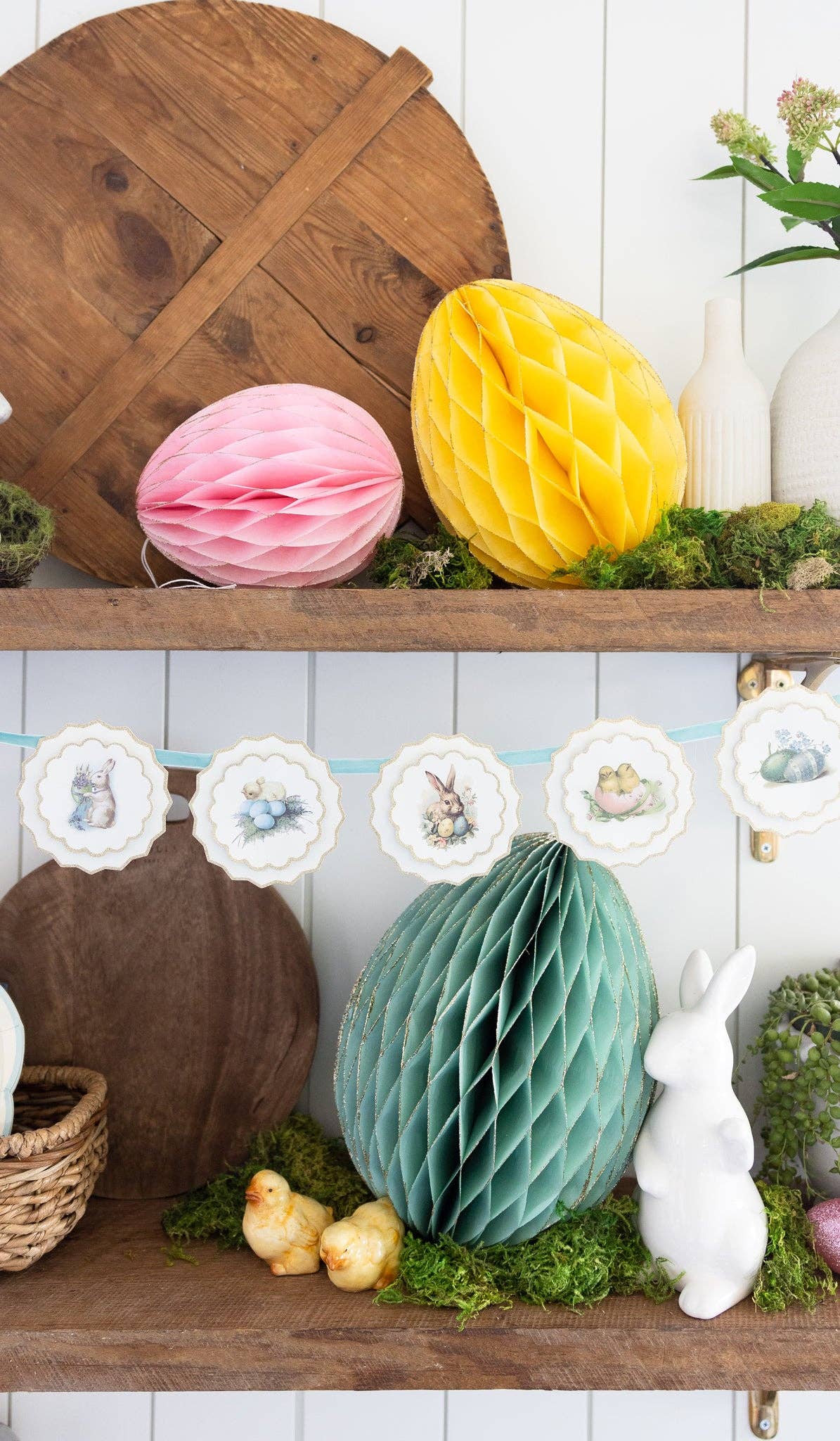 VES1008 - Vintage Easter honeycomb eggs - Persnickety Shop