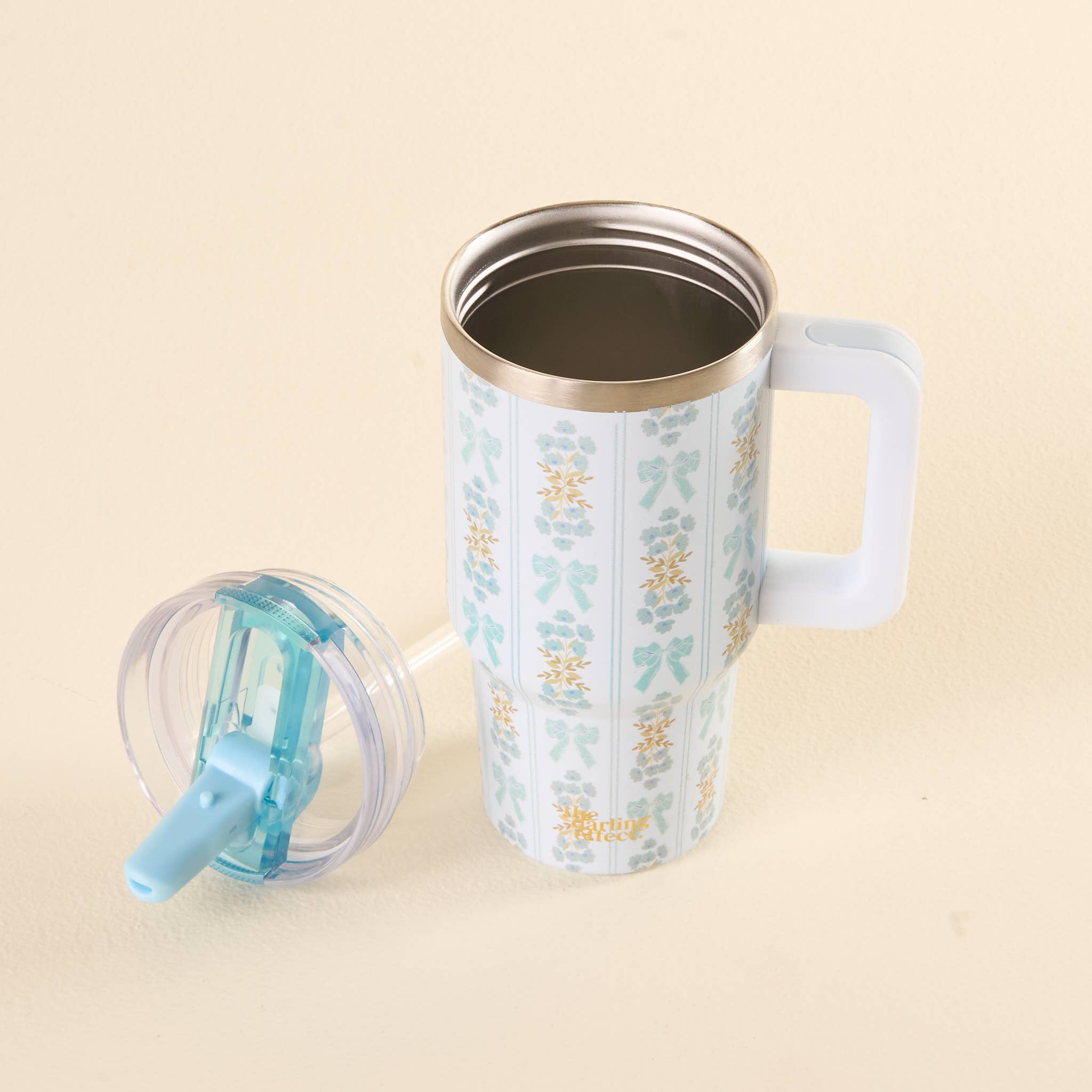 20 oz Lifestyle Flip Straw Tumbler-Oh So Fancy Blue