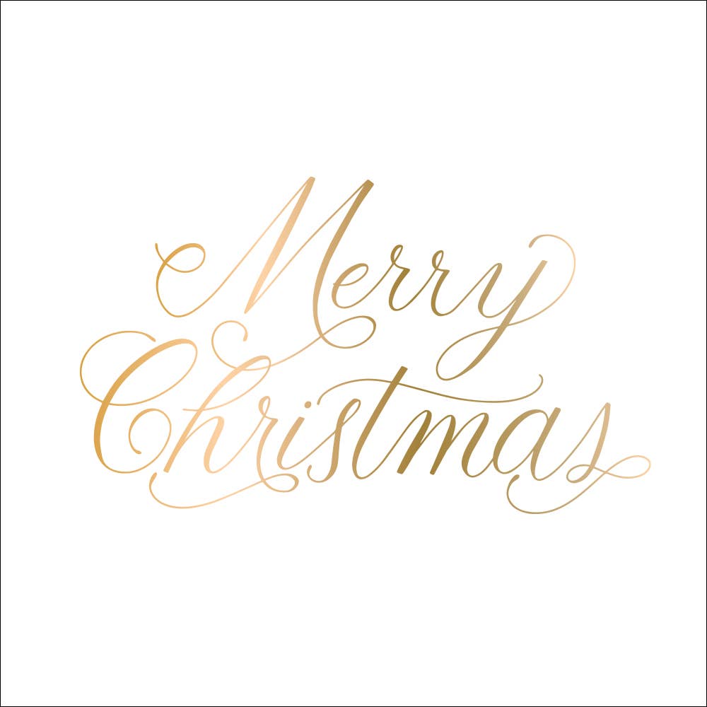 Christmas Cocktail Napkins | Merry Christmas - Persnickety Shop