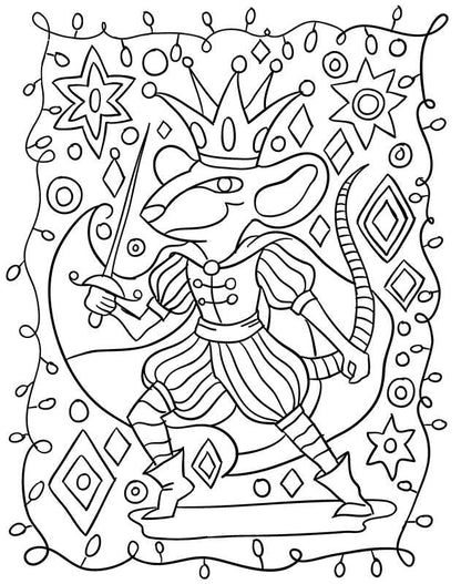 Nutcracker: Coloring Book by: Paperback; 40 pages / English - Persnickety Shop