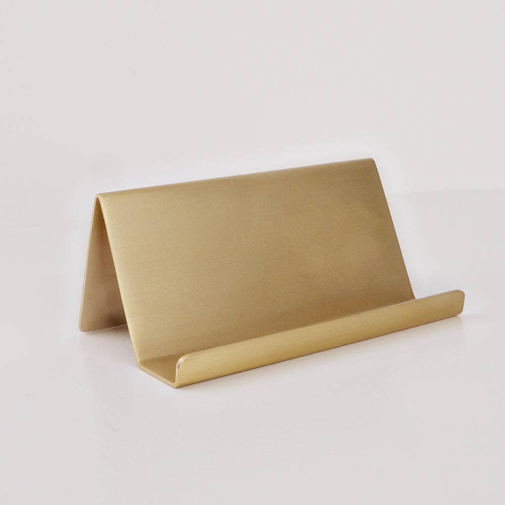 Brass card holder - Persnickety Shop