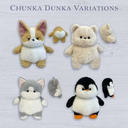 Beverly Hills Teddy Bear Chunka Dunkas - Cat 12 inches (Over-sized Chonky and Round Plush) - Persnickety Shop