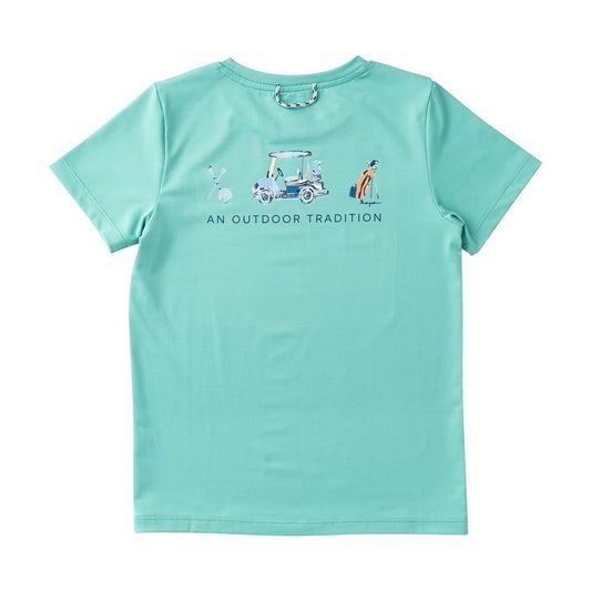 PRE ORDER PRODOH Kid's Pro Performance Short Sleeve T-shirt Marine Green - Persnickety Shop