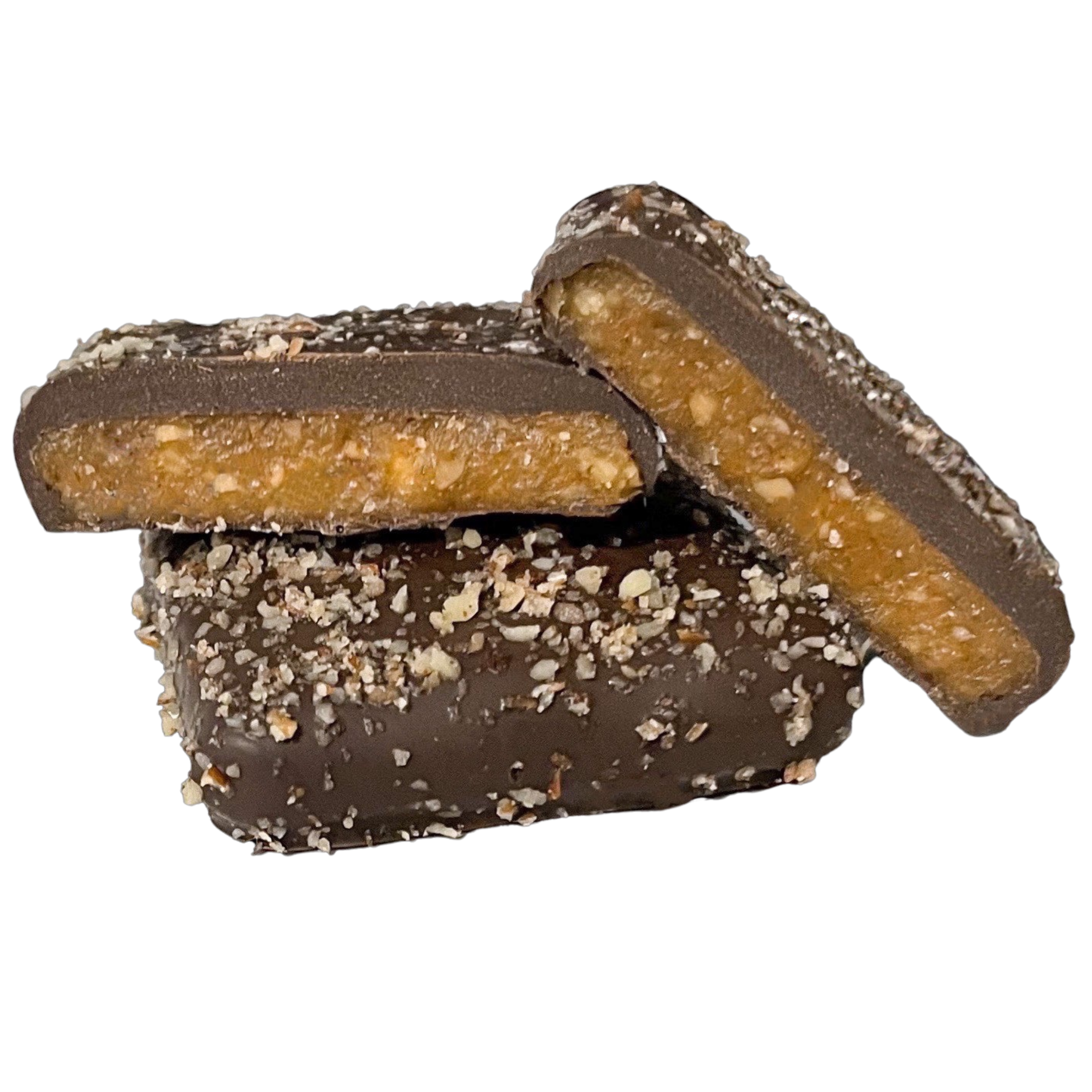 Griff's Pecan Toffee - 1oz Dark Chocolate Toffee - Persnickety Shop