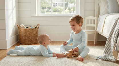 Coastal Check Bamboo Sleeper