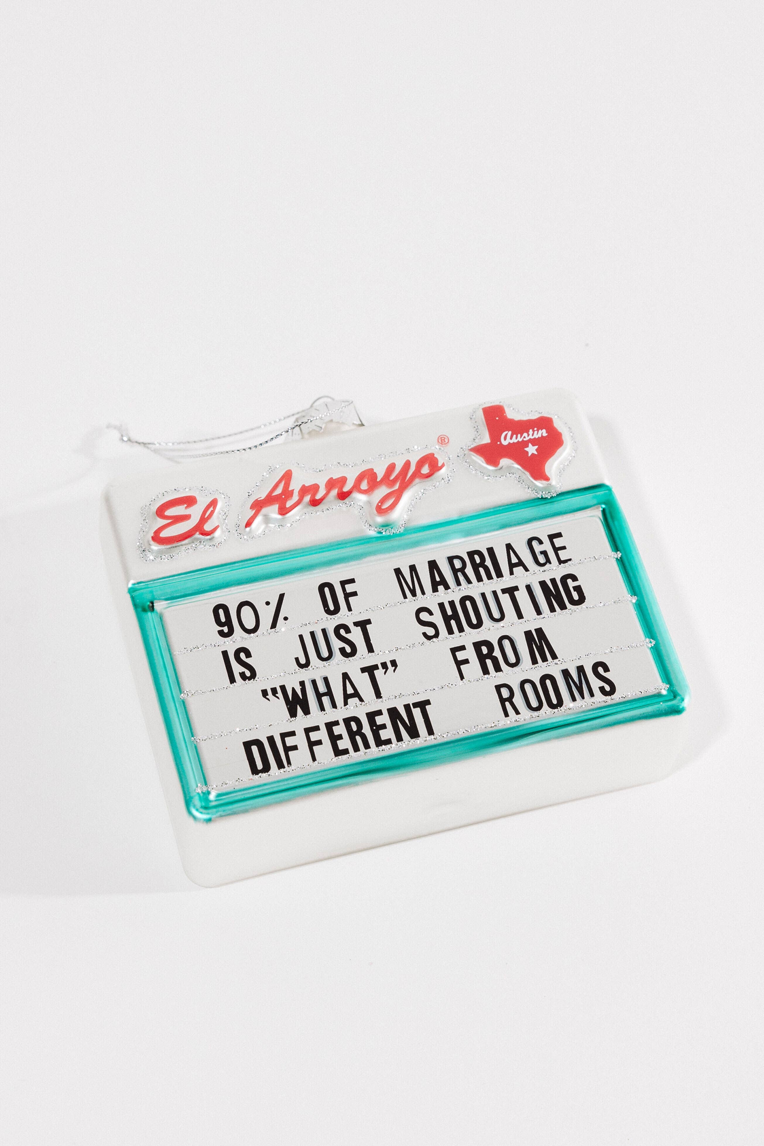 Ornament - 90% Of Marriage - Persnickety Shop