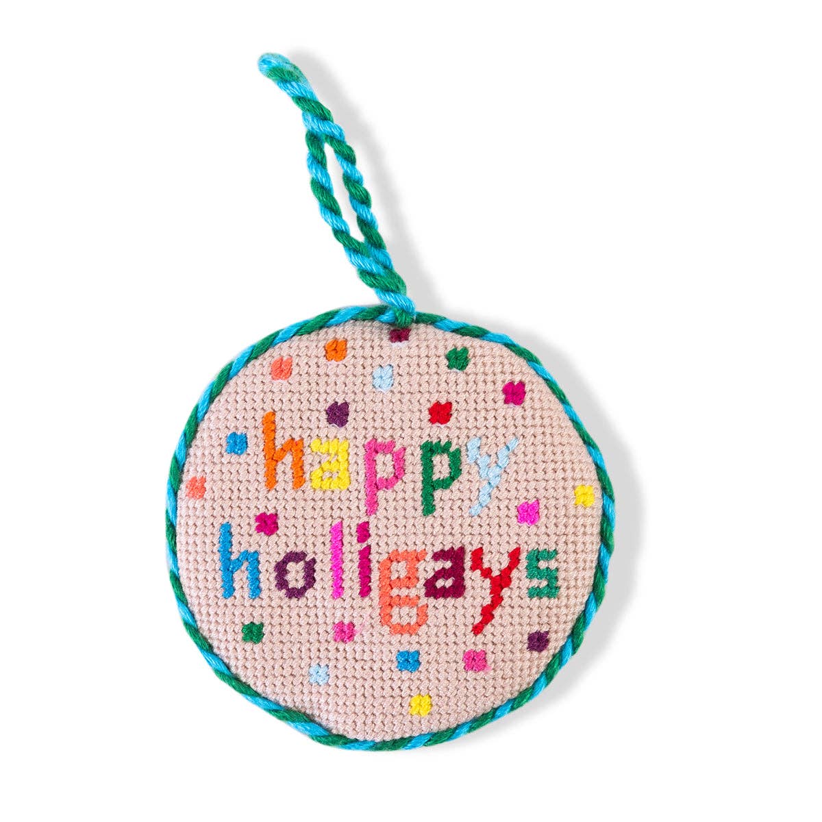 Needlepoint Ornament - Holigays - Persnickety Shop