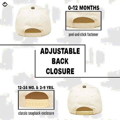Kids/Baby Two Tone Vintage Cap: Mallard Duck-Wood Camo/Beige: Toddler (12-24 Months)