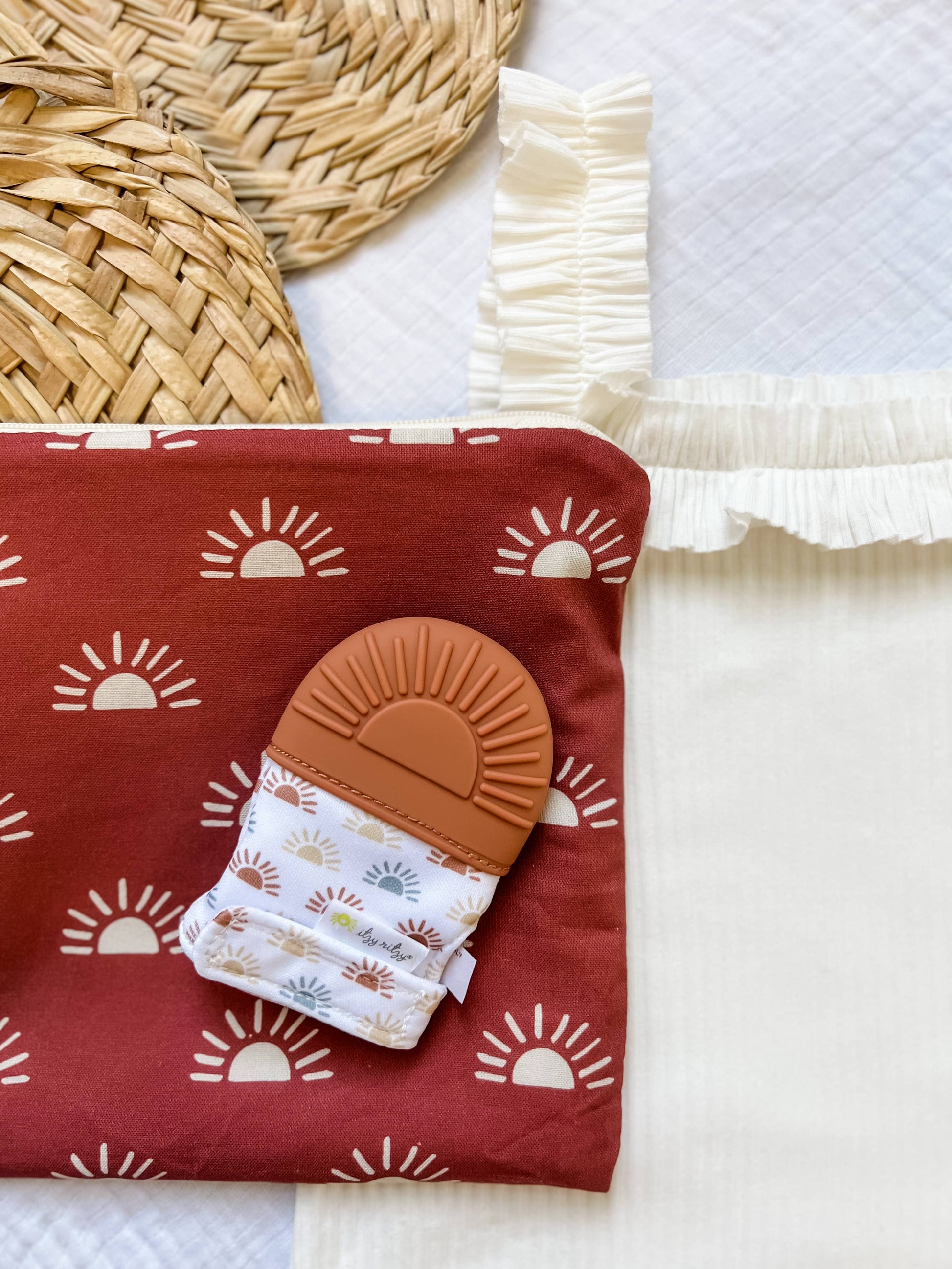 *NEW OPTION* Itzy Mitt™ Silicone Teething Mitts: Bunny - Persnickety Shop