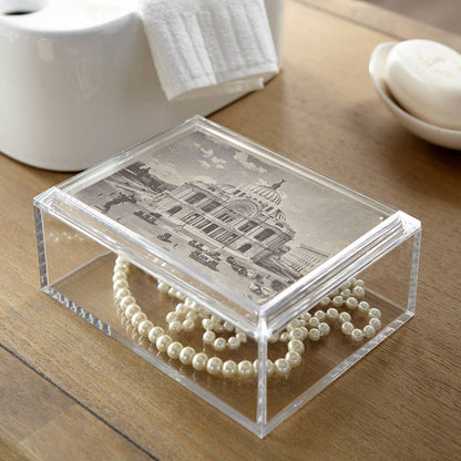 Rectangular Box W/ 5X7 Photo Frame Lid