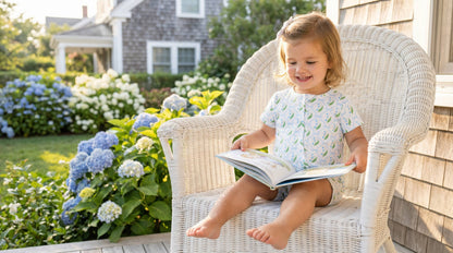 Bluebell Bows Short Sleeve & Shorts Bamboo Sleeper