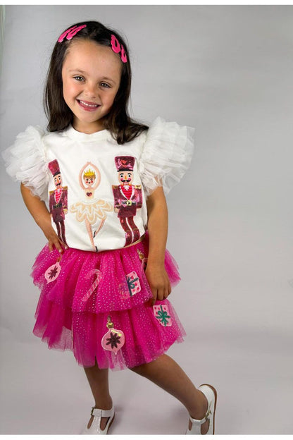 Nutcracker and Ballerina Patched Top - Persnickety Shop