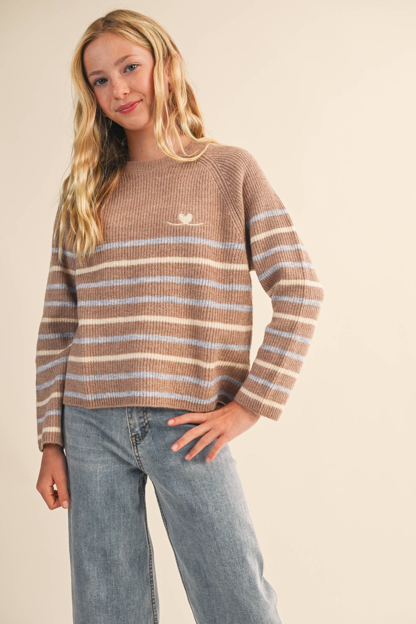 TWEEN GIRLS KIDS WIDE TUNIC PULL OVER SWEATER (7-14) : 9/10 - Persnickety Shop