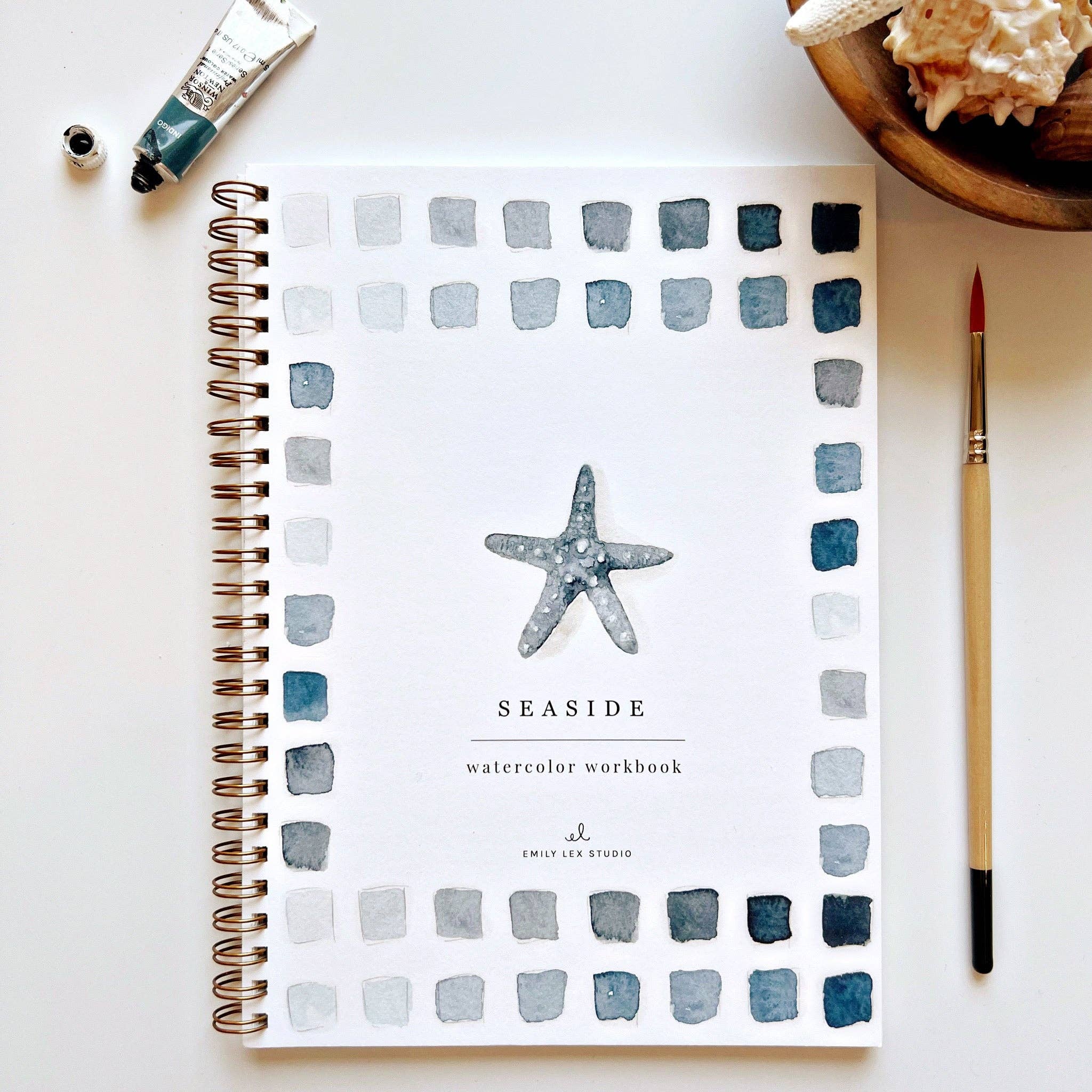 Seaside watercolor workbook - Persnickety Shop