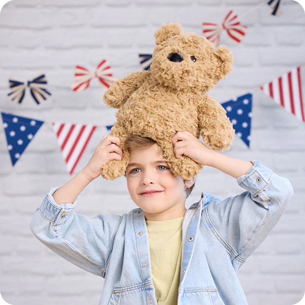 Brown Curly Bear Warmies - Persnickety Shop