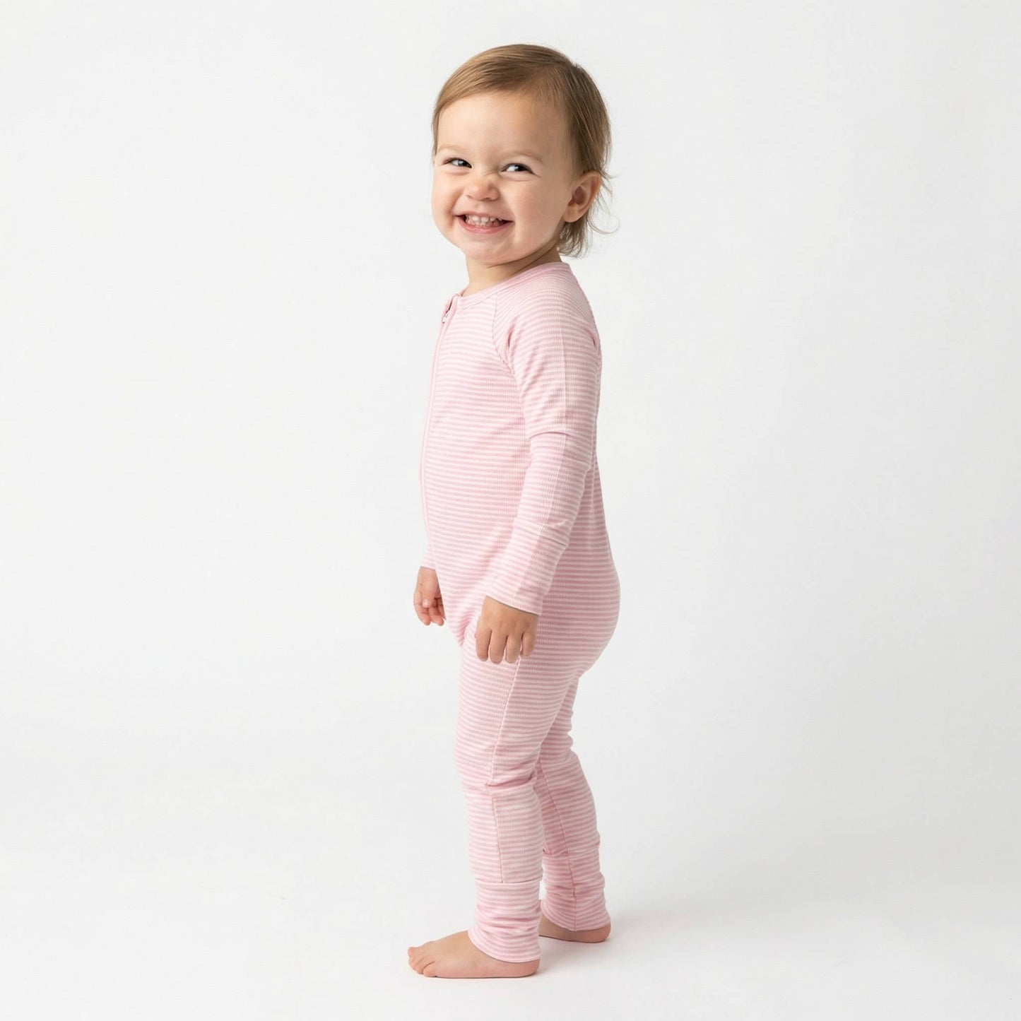 Peony Stripe Bamboo Sleeper
