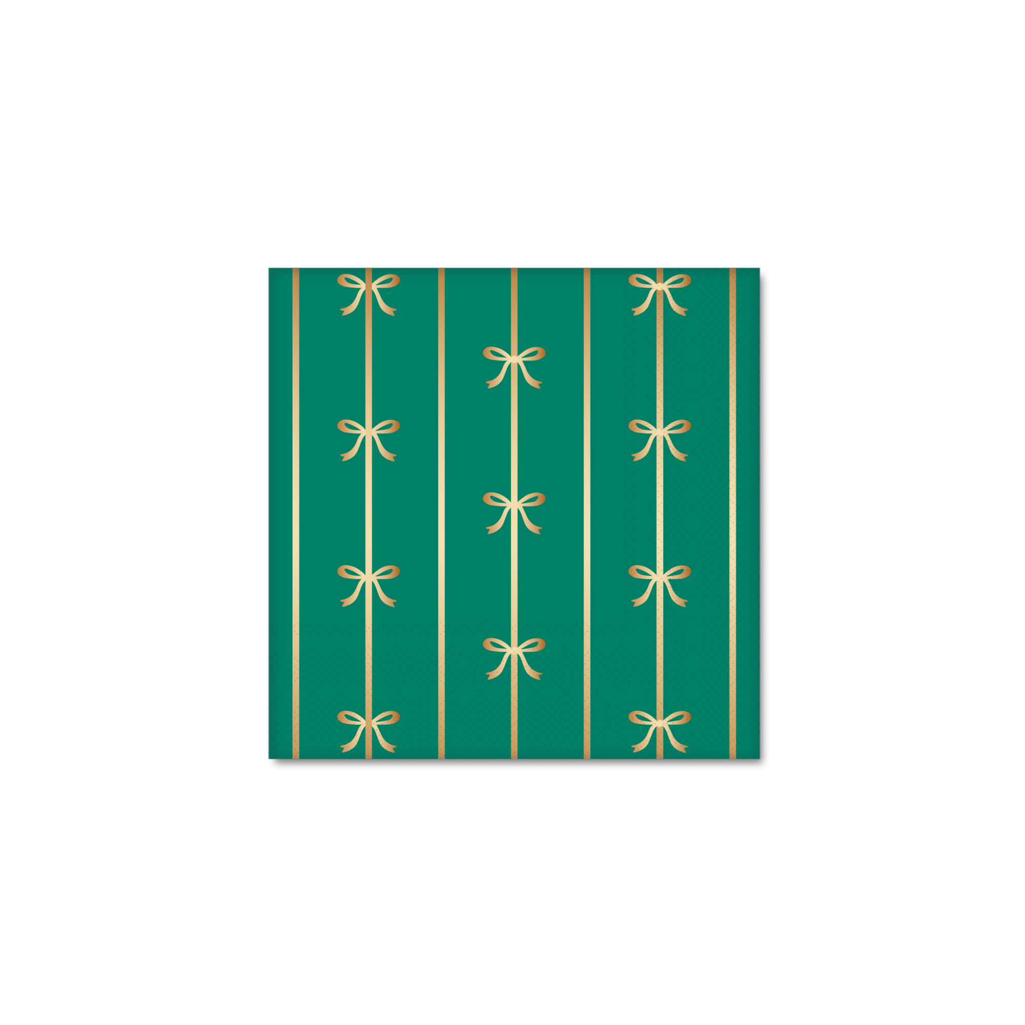 EMERALD GREEN SIGNATURE BOW SMALL NAPKINS - Persnickety Shop