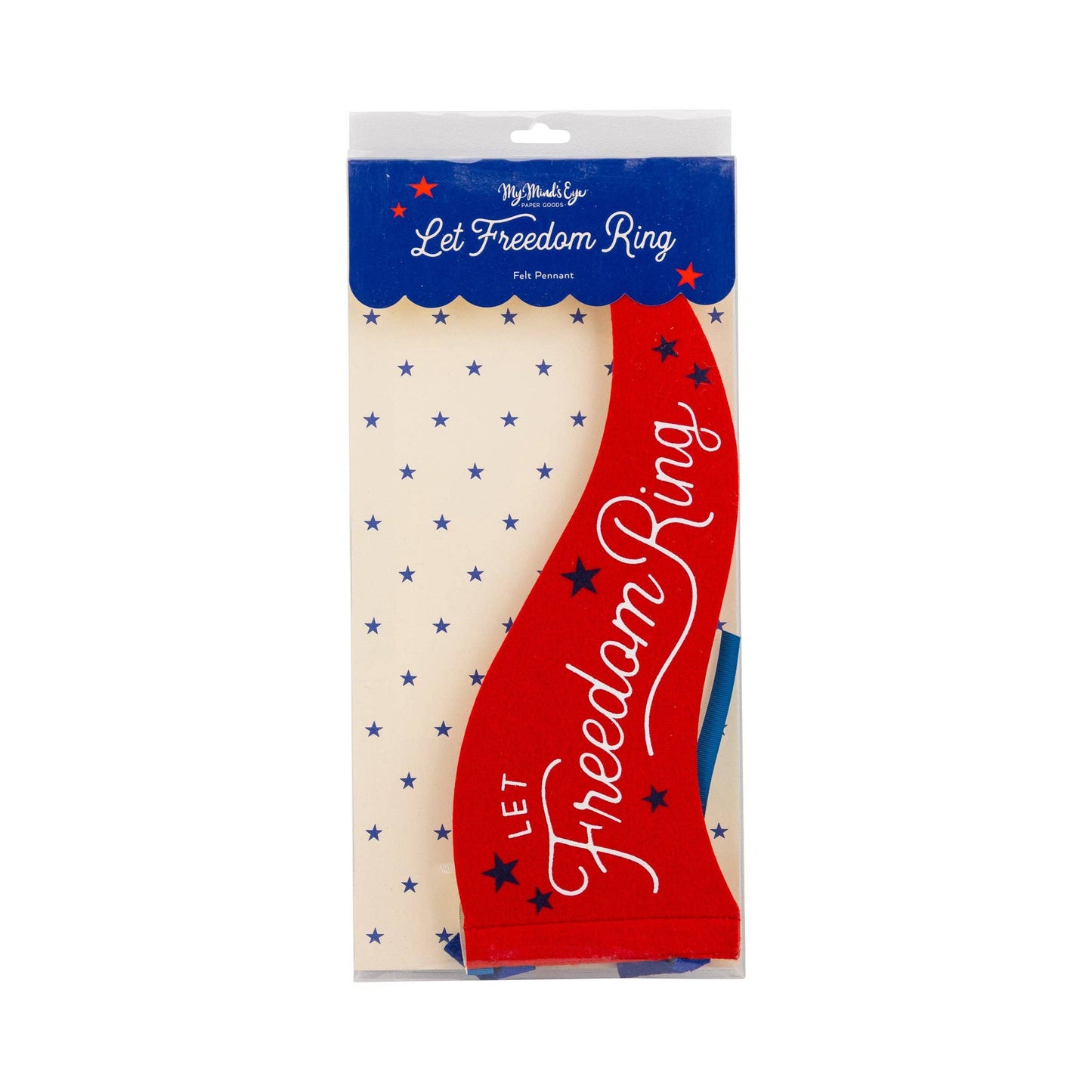 SSP1115 - Let Freedom Ring Felt Pennant Banner - Persnickety Shop