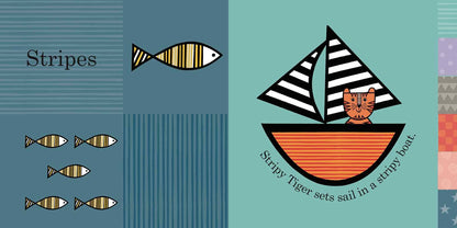 Jane Foster's Stripy Tiger Pattern Book by Jane Foster: Board Books; 16 pages / English - Persnickety Shop