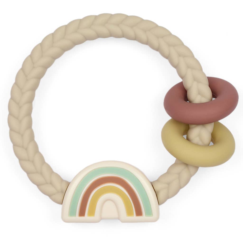 Ritzy Rattle™ Silicone Teether Rattles: Fox