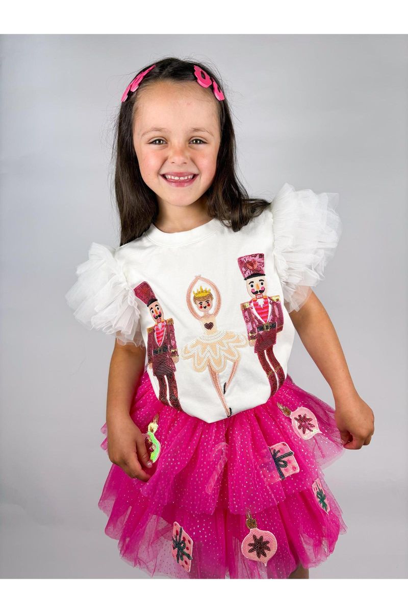 Nutcracker and Ballerina Patched Top - Persnickety Shop