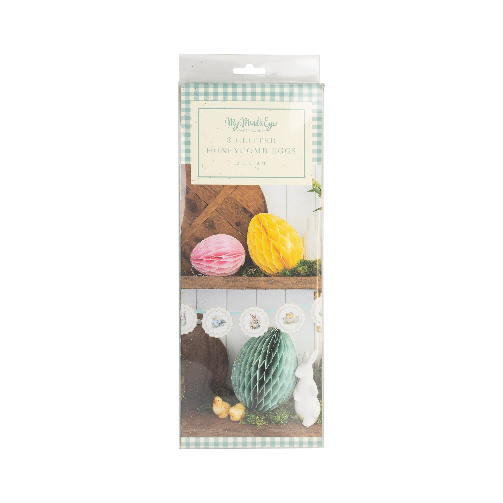 VES1008 - Vintage Easter honeycomb eggs - Persnickety Shop