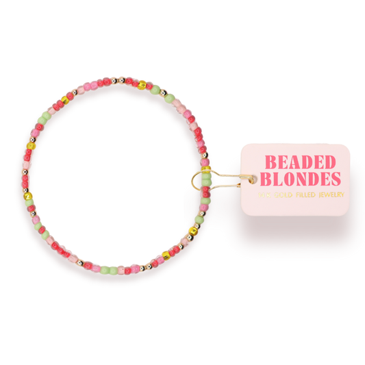 Sugarplum Sprinkle Bracelet: Standard 6.75 inch