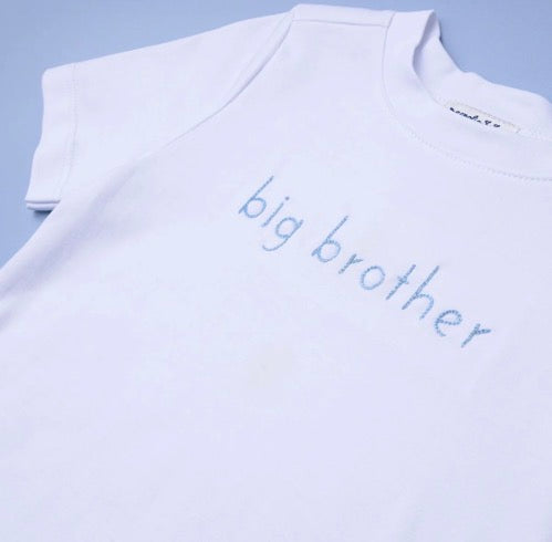 Magnolia Baby Big Brother Embroidered T-Shirt - Persnickety Shop