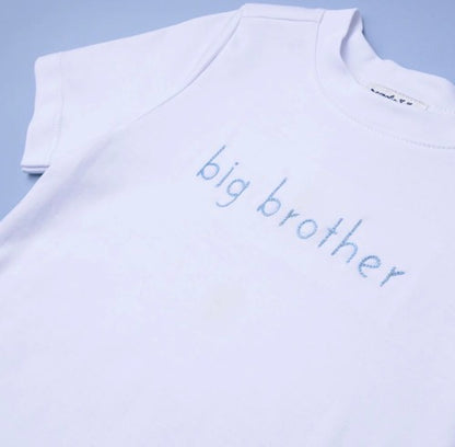 Magnolia Baby Big Brother Embroidered T-Shirt - Persnickety Shop