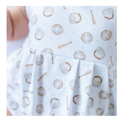 MAGNOLIA BABY Precious Lil' Sluggers Print Bubble - Light Blue - Persnickety Shop
