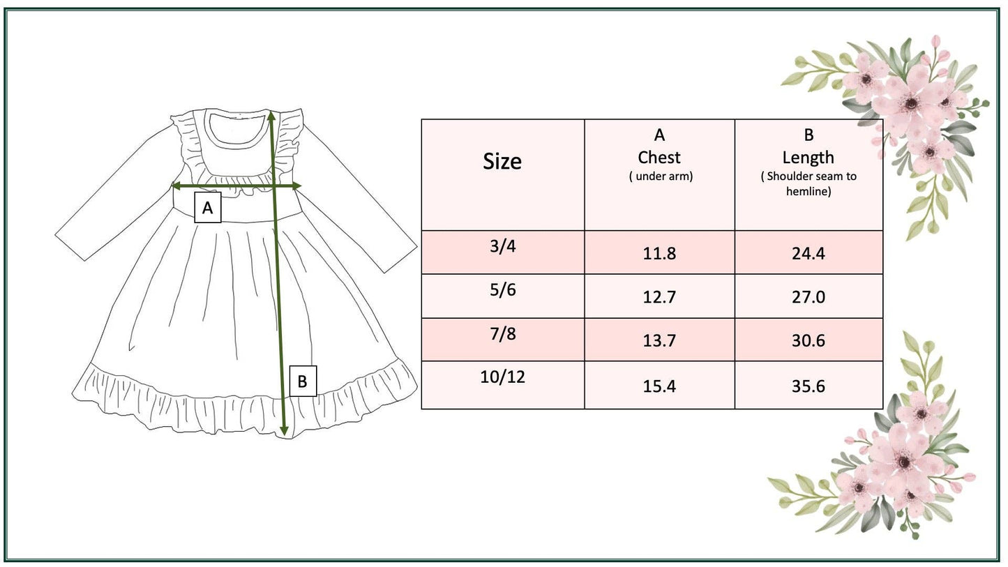 Kids Emerald Green Velvet Ruffle Fancy Christmas Party Dress: 5/6 - Persnickety Shop