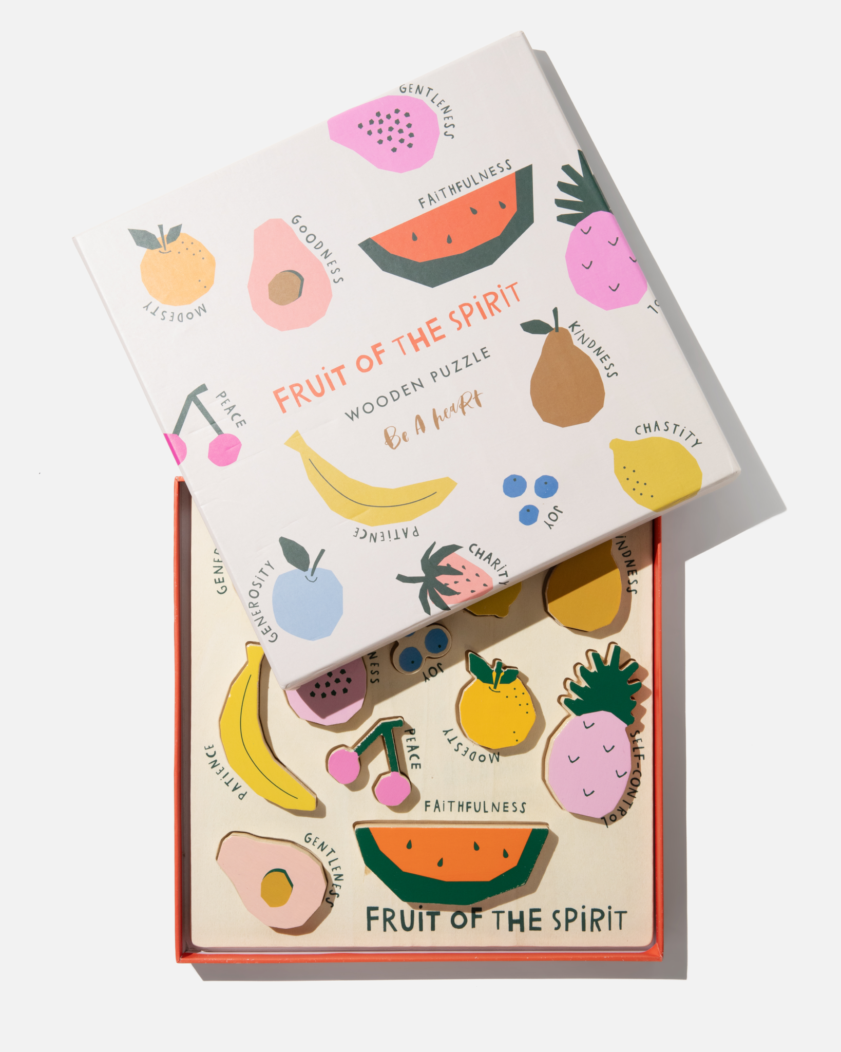 Bible Fruit of the Spirit Wooden Puzzle - Persnickety Shop