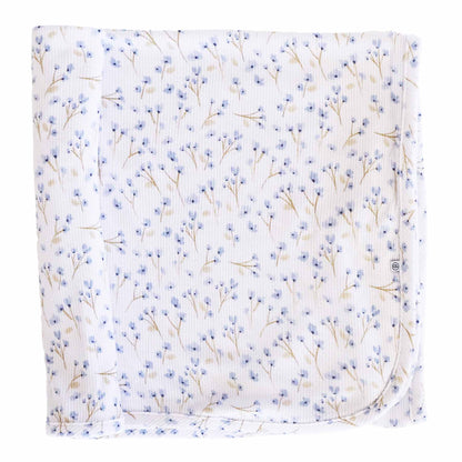 All Bamboo Waffle Swaddle Blankets: Eucalyptus - Persnickety Shop