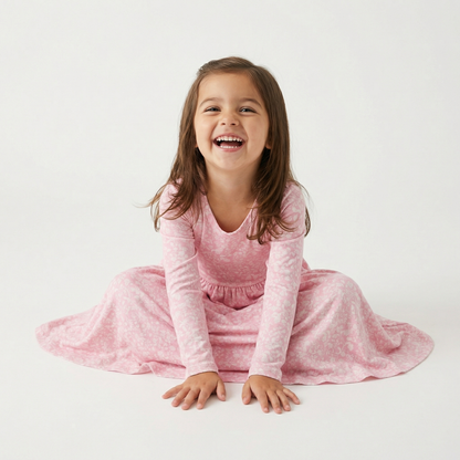 Petite Fleur Bamboo Twirl Dress