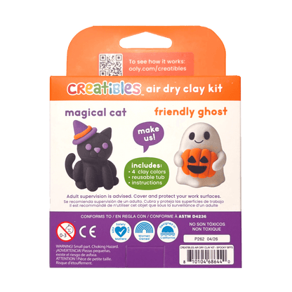 Ooly Creatibles Air Dry Clay Kit - Spooky BFFs
