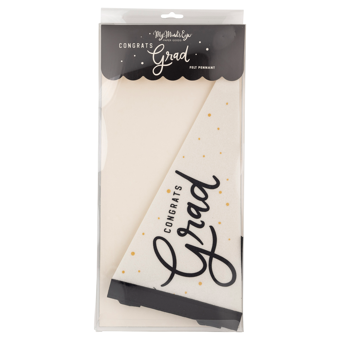 PLHB123 - Congrats Grad Felt Pennant Banner - Persnickety Shop
