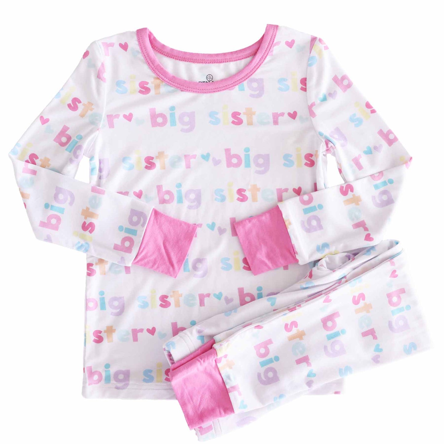 Big Sister Two Piece Pajama Set: 4T - Persnickety Shop