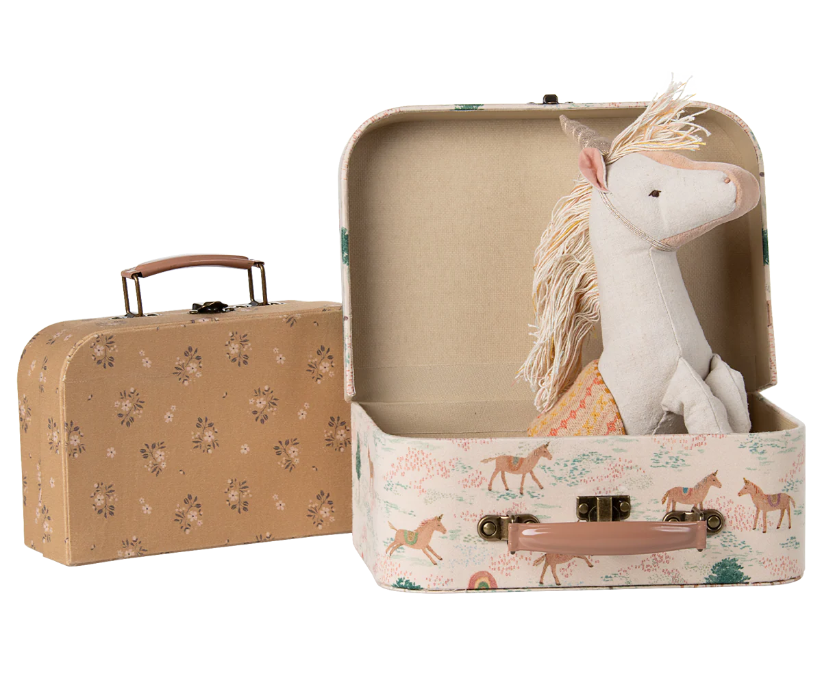 Maileg Suitcase Set, 2 Pcs - Unicorn - Persnickety Shop