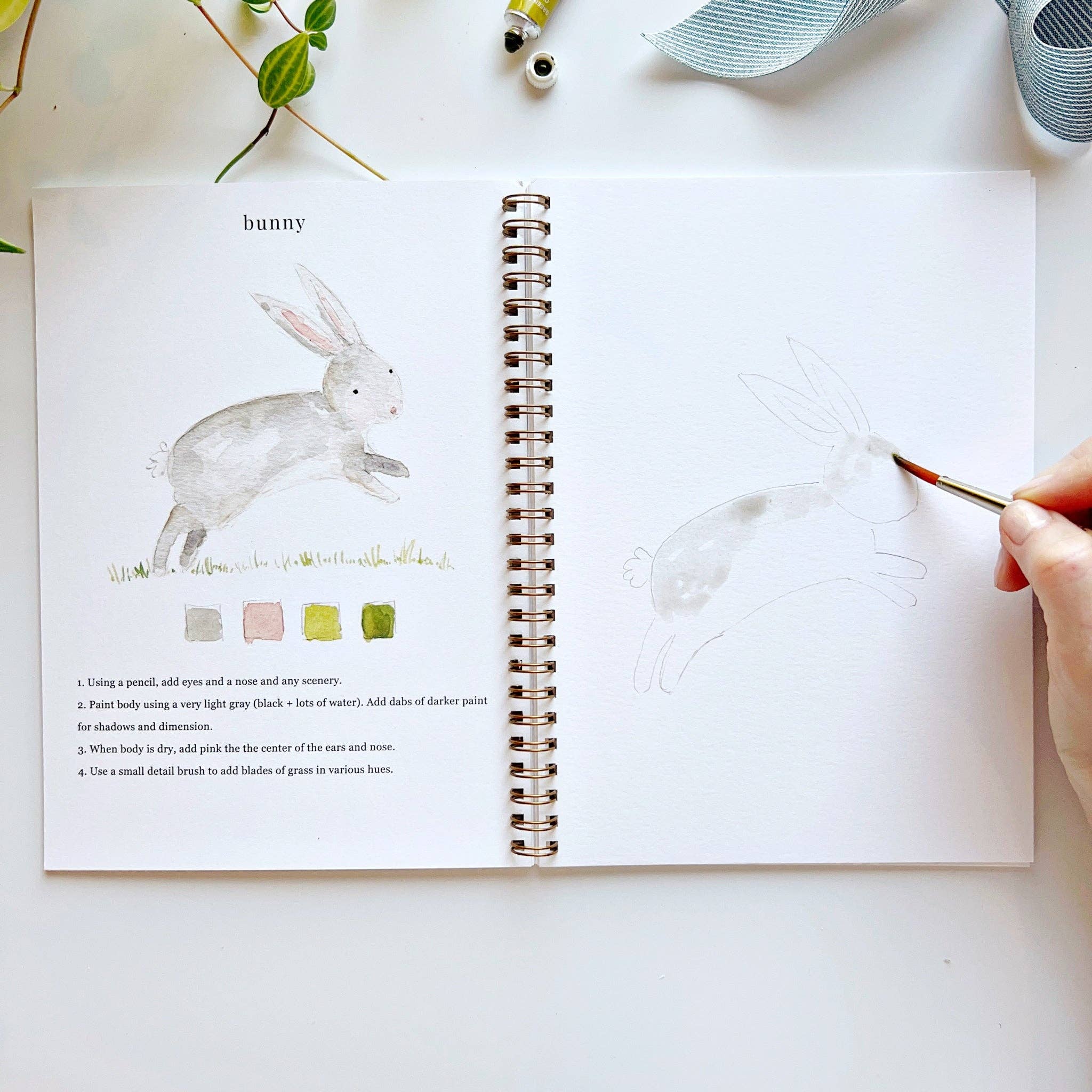 Animals watercolor workbook - Persnickety Shop