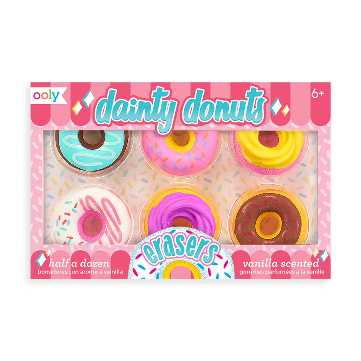 Ooly Dainty Donuts: Vanilla Scented Puzzle Erasers - Persnickety Shop