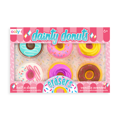 Ooly Dainty Donuts: Vanilla Scented Puzzle Erasers - Persnickety Shop