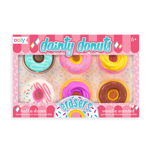 Ooly Dainty Donuts: Vanilla Scented Puzzle Erasers - Persnickety Shop